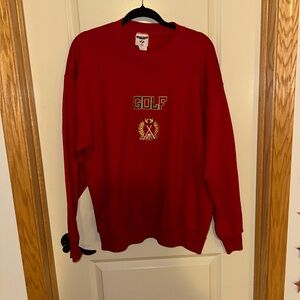 Jerzees Red Crewneck Sweater